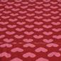 Preview: Baumwolljersey Herzen rosa rot